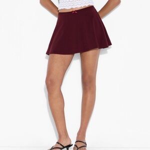 Wild Fable Burgundy Seamless Skort NWT!